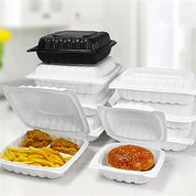 Integrirana plastična kutija za sendvič za hamburger